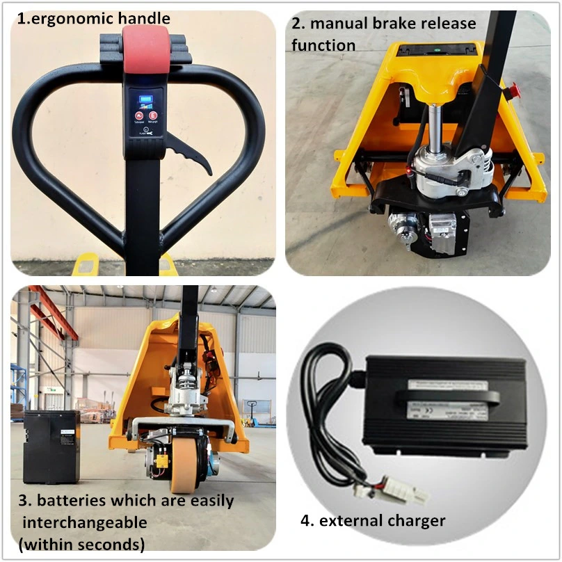 Electric Pallet Truck Forklift 1500kgs
